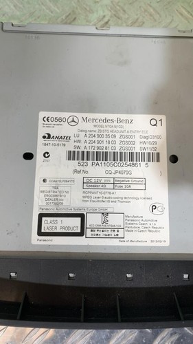 Autoradio origine mercedes - autoradio, d'origine